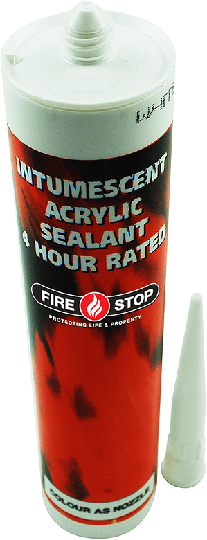 Tube of Firestop Intumescent Acrylic Sealant